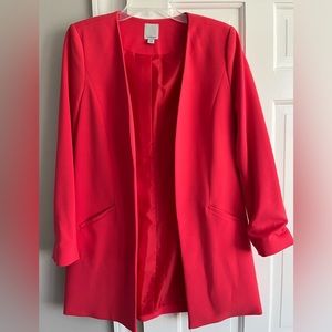 Red Halogen Blazer Jacket